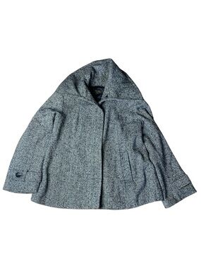 Novelti Adorable Junior Herringbone Wool Blend Peacoat Jacket Gray Size 11/12